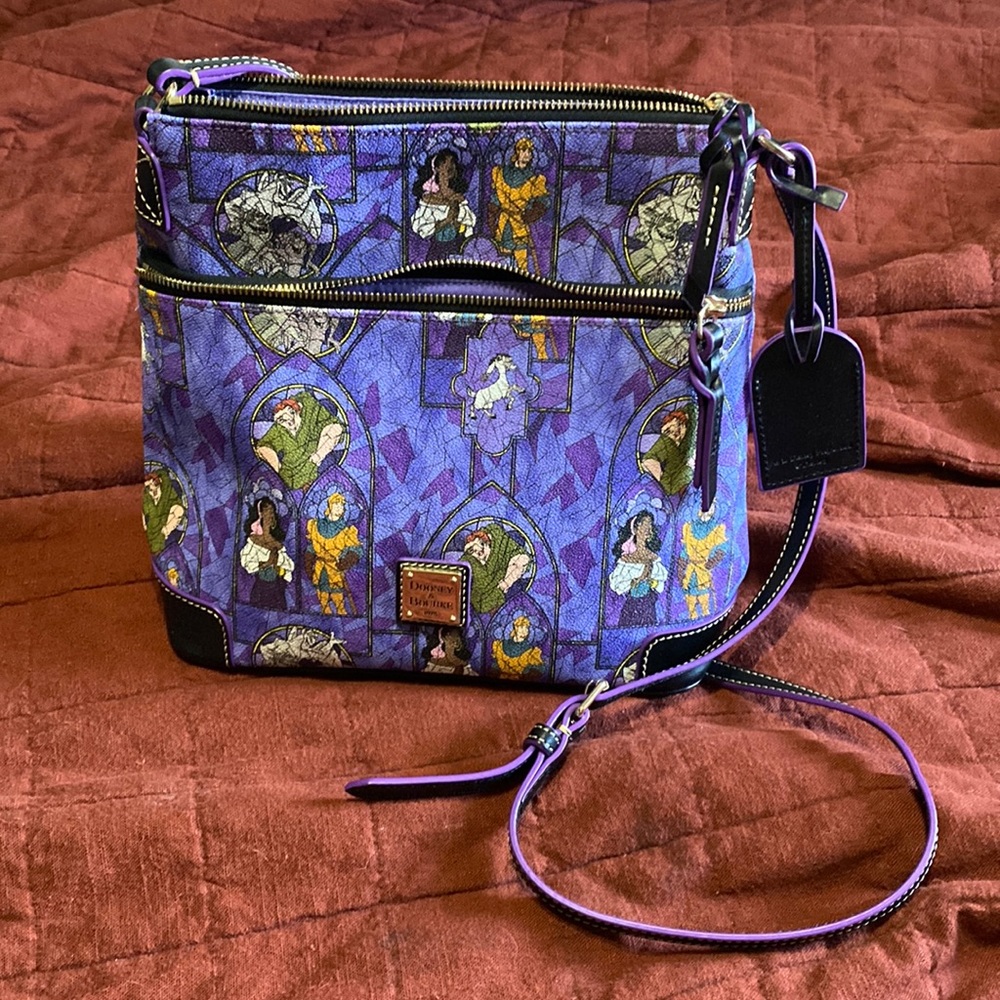Dooney and Bourke limited edition Hunchback of Notre Dame crossbody tote